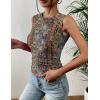 Zeagoo Women’s High Neck Tank Top 2026 Summer Casual Ribbed Knit Slim Fitted Basic Textured Sleeveless Shirts(Mz721)