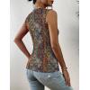 Zeagoo Women’s High Neck Tank Top 2026 Summer Casual Ribbed Knit Slim Fitted Basic Textured Sleeveless Shirts(Mz721)