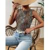 Zeagoo Women’s High Neck Tank Top 2026 Summer Casual Ribbed Knit Slim Fitted Basic Textured Sleeveless Shirts(Mz721)