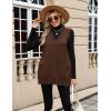 Zeagoo Women’s Sweater Vest 2026 Oversized Sleeveless V Neck Pullovers with Pocket Knitted Fall Outfits(Brown)