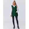 Zeagoo Women’s Sweater Vest 2026 Oversized Sleeveless V Neck Pullovers with Pocket Knitted Fall Outfits(Green)