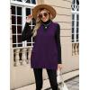 Zeagoo Women’s Sweater Vest 2026 Oversized Sleeveless V Neck Pullovers with Pocket Knitted Fall Outfits(Purple)