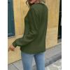 Zeagoo Womens Sweaters 2026 Fashion Fall Tops Crew Neck Long Sleeve Knit Pullover Sweater S-XXL(Dark Green)