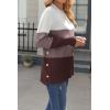 Zeagoo Women’s Sweaters Loose Knit Side Button 2025 Fall Fashion Trendy Casual Pullover Tops Clothes(Multicolored)