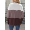 Zeagoo Women’s Sweaters Loose Knit Side Button 2025 Fall Fashion Trendy Casual Pullover Tops Clothes(Multicolored)