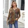 Zeagoo Womens Tops Long Sleeve Shirts Boho Tops for Women 2026 Fall Blouses Ladies Sweatshirts Spring Fashion Clothing(A01-ethnic Style)