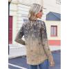 Zeagoo Womens Tops Long Sleeve Shirts Boho Tops for Women 2026 Fall Blouses Ladies Sweatshirts Spring Fashion Clothing(Gradient Retro Flowers)