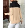 Zeagoo Women’s Turtleneck Sweater Long Sleeve Spilt Hem Casual Knit Pullover Chunky Fall Winter Jumper Top 2026(Pat1)