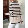 Zeagoo Women’s Turtleneck Sweater Long Sleeve Spilt Hem Casual Knit Pullover Chunky Fall Winter Jumper Top 2026(Pat2)