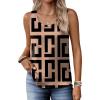 Zeagoo Silk Satin Tank Tops for Women Scoop Neck Sleeveless Camisole Tops 2026 Summer Basic Blouses(Jh308)