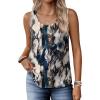 Zeagoo Silk Satin Tank Tops for Women Scoop Neck Sleeveless Camisole Tops 2026 Summer Basic Blouses(Zr220)
