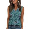 Floral Blue 858