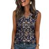 Navy Floral 869
