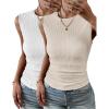 2 Pack: White & Beige