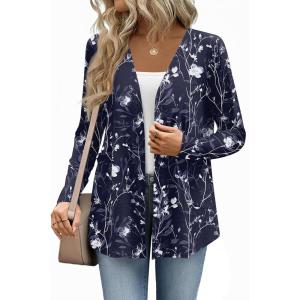 Zeagoo Lightweight Cardigan for Women 2026 Long Sleeve Open Front Casual Cardigans with Pockets(Sf180)