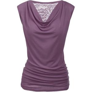 Zeagoo Tank Top for Women Trendy Going Out Tops Sleeveless Shirts Ruched Business Casual Basic Tunic Tops(Wineberry)