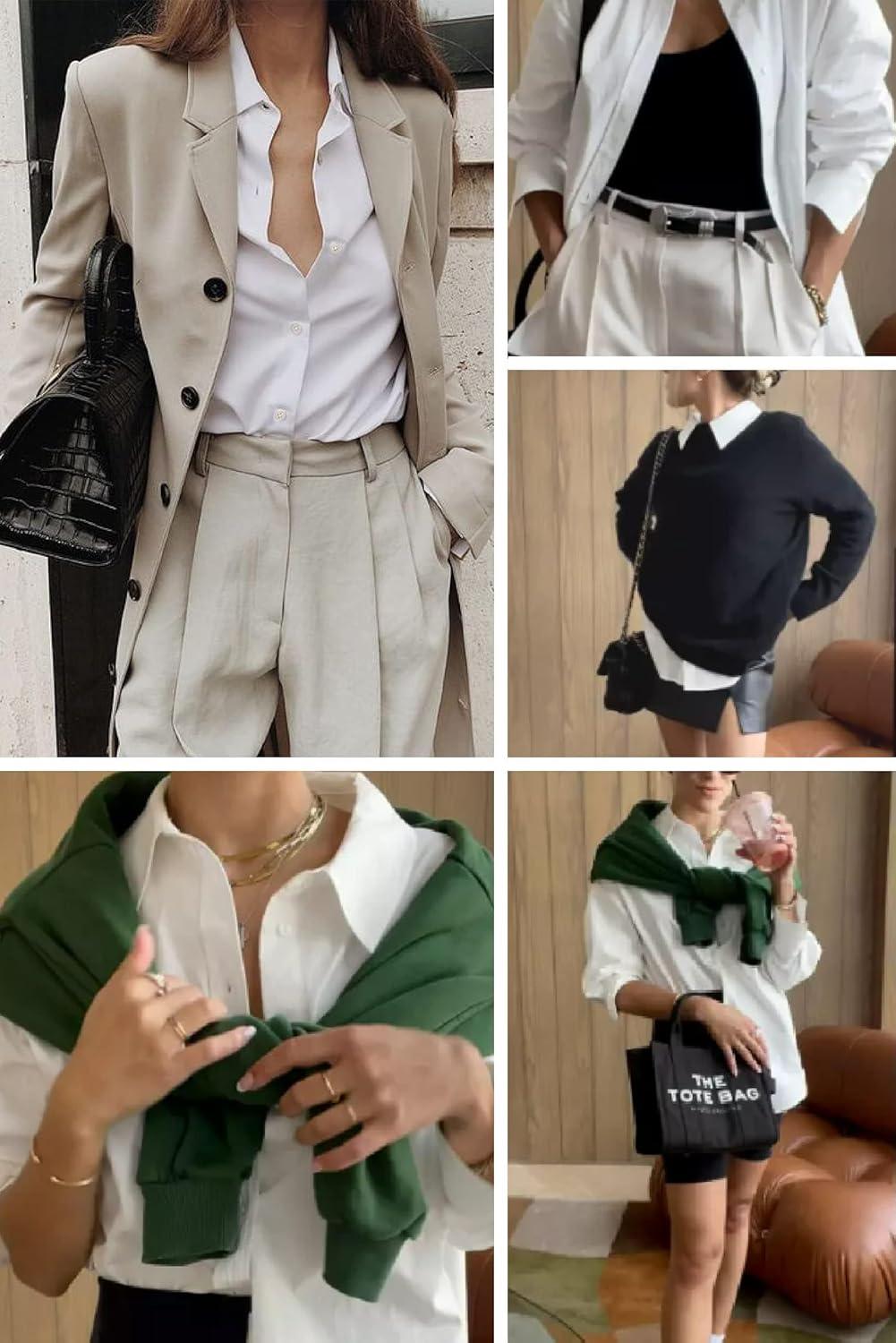 imageZEAGOO Button Down Shirt for Women Long Sleeve Blouses Floral Printed Tops Business Casual Work Outfits SXXL