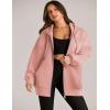 ZEAGOO Hoodies Women Zip Up Hoodie Oversized Sweatshirt Fleece Jackets Spring Fall Winter Coats 2026 Fashion(Pink)
