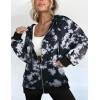 ZEAGOO Hoodies Women Zip Up Hoodie Oversized Sweatshirt Fleece Jackets Spring Fall Winter Coats 2026 Fashion(Tie Dye)