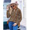 ZEAGOO Womens Spring Tops Henley V Neck Shirts Long Sleeve Pleated Blouses Dressy Casual Tunic 2026 Basic Tees(Ethnic Floral)