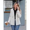 Zeagoo Button Down Shirts for Women Wrinkle Free Long Sleeve Collared Dress Blouses Casual Work Office Tunics Tops(Black)