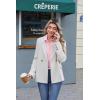 Zeagoo Button Down Shirts for Women Wrinkle Free Long Sleeve Collared Dress Blouses Casual Work Office Tunics Tops(Pink)