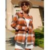 Zeagoo Flannel Shirt Women Button Down Long Sleeve Plaid Shirts Collared Casual Work Tops S-2XL(Gw185)