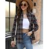 Zeagoo Flannel Shirt Women Button Down Long Sleeve Plaid Shirts Collared Casual Work Tops S-2XL(Gw66)