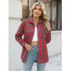 Zeagoo Flannel Shirt Women Button Down Long Sleeve Plaid Shirts Collared Casual Work Tops S-2XL(Gz138)
