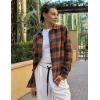 Zeagoo Flannel Shirt Women Button Down Long Sleeve Plaid Shirts Collared Casual Work Tops S-2XL(Gz435)