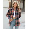 Zeagoo Flannel Shirt Women Button Down Long Sleeve Plaid Shirts Collared Casual Work Tops S-2XL(Gz719)