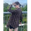 Zeagoo Flannel Shirt Women Button Down Long Sleeve Plaid Shirts Collared Casual Work Tops S-2XL(Gz935)