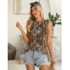 Zeagoo Summer Tank Top for Women 2026 Pleated High Neck Tops Loose Fit Flowy Dressy Tunic Sleeveless Shirts(B-boho Floral)