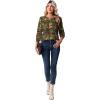 Zeagoo Tops for Women Dressy Crewneck Long Sleeve Shirts Lightweight Basic Tee Business Casual Outfits(Leaf Brown 295)