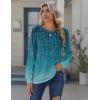Zeagoo Tops for Women Dressy Crewneck Long Sleeve Shirts Lightweight Basic Tee Business Casual Outfits(Leaf Green 363)