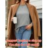 Zeagoo Tunic Sweatshirts for Women Crewneck Lightweight Sweaters Raglan Long Sleeve Shirts Spring Fashion Tops 2026(Light Grey)