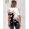 Zeagoo Women Blouses Puff Short Sleeve Tops V Neck Dressy Casual Spring Shirts Boho Floral Cute Clothes 2026(Bf347-pattern)
