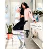 Zeagoo Women’s Bomber Jacket Casual Coat Zip Up Spring Fall Clothes with Pockets S-XXL(A-pink)