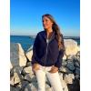 Zeagoo Women’s Bomber Jacket Casual Coat Zip Up Spring Fall Clothes with Pockets S-XXL(Navy Blue)