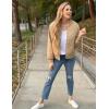 Zeagoo Women’s Bomber Jacket Casual Coat Zip Up Spring Fall Clothes with Pockets S-XXL(Z_khaki)