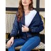 Zeagoo Women’s Bomber Jacket Casual Coat Zip Up Spring Fall Clothes with Pockets S-XXL(Z_navy Blue)
