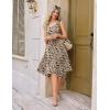 Zeagoo Womens Casual Dress for Summer Tank Dress Loose Flowy Beach Dress with Pockets Hankerchief Flare Midi Sundress 2026(Beige Sf154)