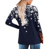 Zeagoo Women’s Casual Tunic Tops Long Sleeve Shirts for Leggings V Neck Button Fall Pullover Blouse Loose Sweatshirts(Sf103)