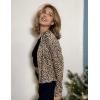 Zeagoo Women’s Lightweight Summer Cardigan Cropped Long Sleeve Shrug Thin Open Front Sheer Bolero for Dresses(Peinted Leopard An136)