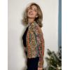 Zeagoo Women’s Lightweight Summer Cardigan Cropped Long Sleeve Shrug Thin Open Front Sheer Bolero for Dresses(Printed Mz721)