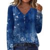 Zeagoo Women’s Long Sleeve Shirts V Neck Dressy Casual Tops Trendy Button Down Blouse Fall Fashion Work Clothes(Mz712)