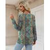 Zeagoo Womens Long Sleeve T Shirts V Neck Soft Basic Tee Loose Fit Casual Tops Winter Clothing(Multicoloured 779)