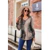 Zeagoo Women’s Puff Long Sleeve Shirts Pleated V Neck Fall Tunic Tops Blouse Dressy Casual Summer T-Shirts(Multicolor 278)