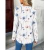 Zeagoo Womens Roll Up Long Sleeve Tops V Neck Shirts Dressy Casual Work Blouses S-2XL(Bf290)