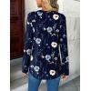 Zeagoo Womens Roll Up Long Sleeve Tops V Neck Shirts Dressy Casual Work Blouses S-2XL(Bf318)